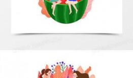 吃瓜的人绘画,吃瓜群众的视觉盛宴